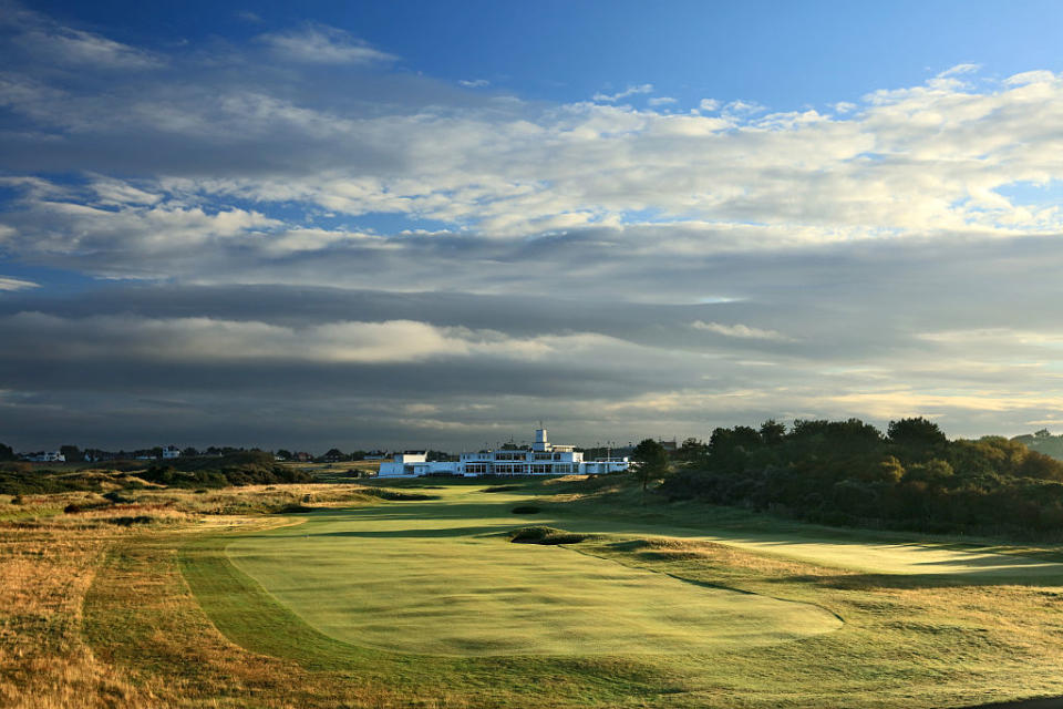 Royal Birkdale 18th hole pictured