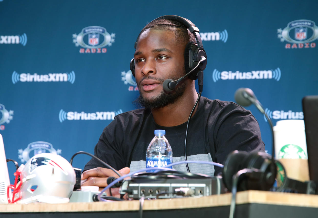 MINNEAPOLIS, MN - FEBRUARY 02:  Le'Veon Bell of the Pittsburgh Steelers attends SiriusXM at Super Bowl LII Radio Row at the Mall of America on February 2, 2018 in Bloomington, Minnesota.  (Photo by Cindy Ord/Getty Images for SiriusXM)