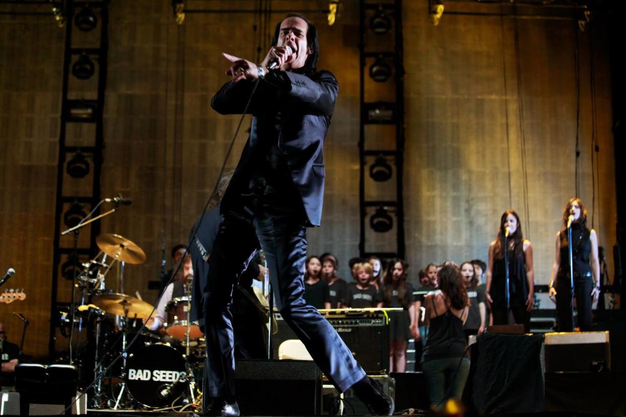 Nick Cave and the Bad Seeds perform at Coachella in Indio in 2013.