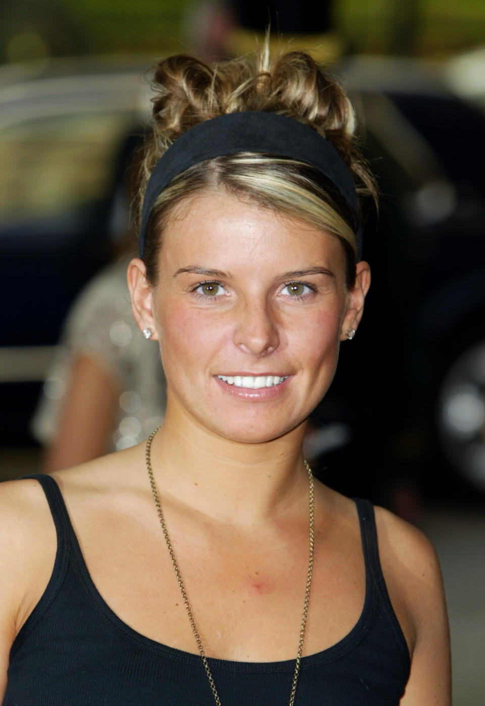 Coleen Rooney in black headband back in 2005 attending The Closer Young Heroes Awards At The Dorchester, London. (Getty Images)