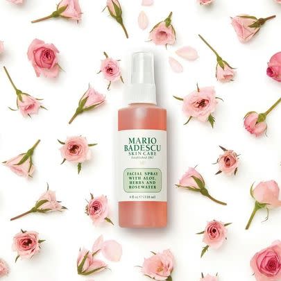 The Mario Badescu aloe and rosewater facial spray (20% off list price)