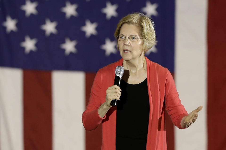 Emphasizing his "democratic socialism" is a way for Sanders to distinguish himself from Sen. Elizabeth Warren (D-Mass.), who has been climbing in the polls. (Photo: Darron Cummings/ASSOCIATED PRESS)