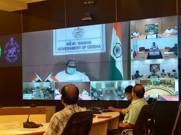 Odisha Chief Minister Naveen Patnaik at the launch of online Service of Food Supply and Consumer Welfare Department on Thursday. Photo/ANI