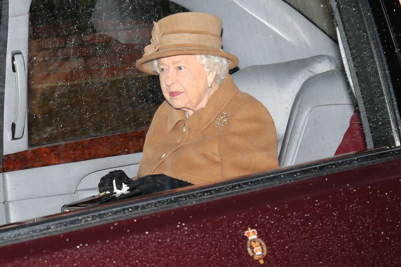 Members of the royal family attend church in Sandringham