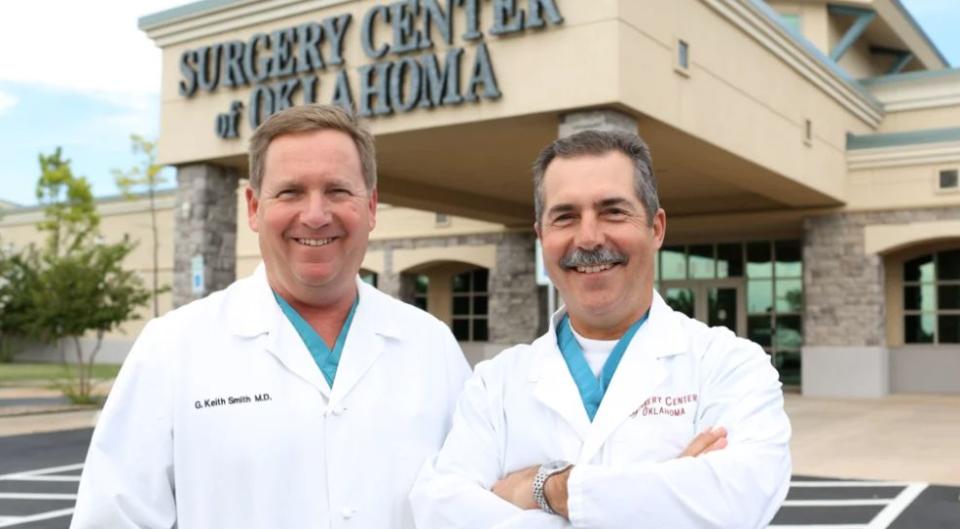 Keith Smith (L) and Steven Lantier (R) started the Surgery Center of Oklahoma in 1997. (Photo: Courtesy of Surgery Center of Oklahoma