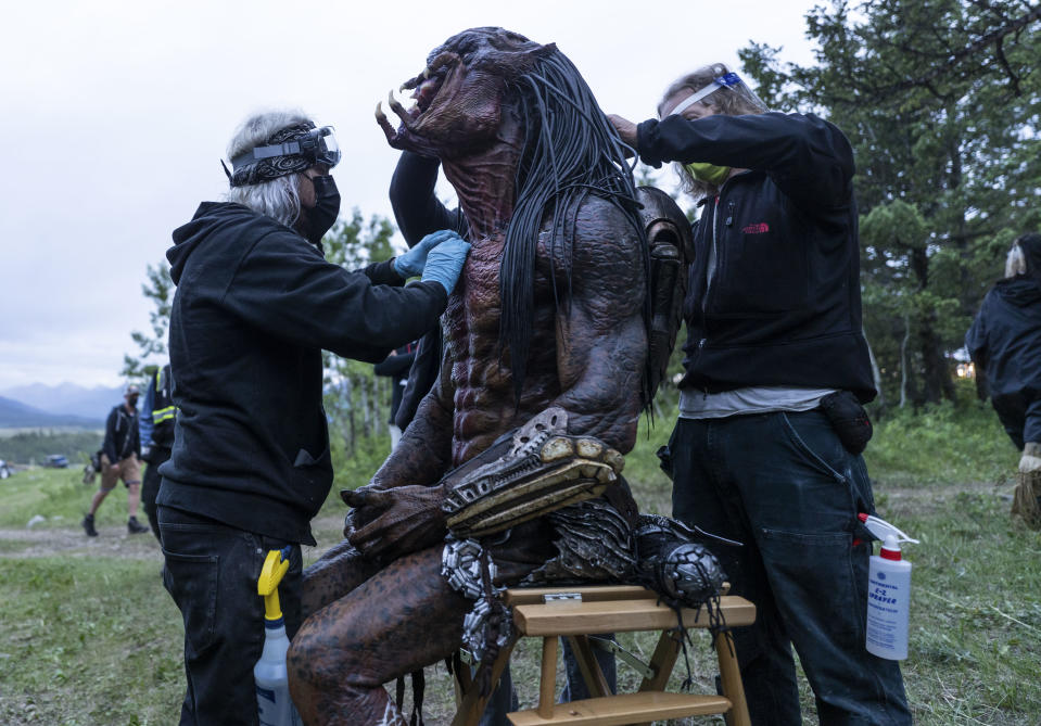 Dane DiLiegro as the Predator. - Credit: David Bukach