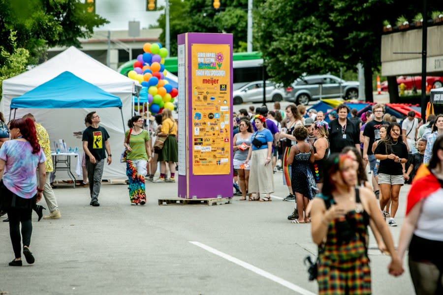 Grand Rapids Pride Festival on Saturday, June 22, 2024. (Michael Buck/WOOD TV8)