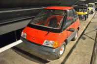 <p>French minicar manufacturer Erad released the Junior in 1988. Much smaller than a Smart ForTwo, the Junior was a <strong>voiturette</strong> that motorists could drive without a regular driver’s licence. Erad fitted it with headlights from a Peugeot 205 in order to keep costs in check yet it went through the trouble of making the windshield, the roof and the doors into a single unit that could be removed to go topless.</p><p>Erad made a handful of examples of the Junior. Very few examples remain and the Sheikh’s is likely the only one lucky enough to live in a museum.</p>