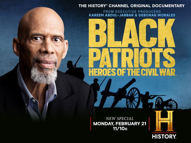 “Black Patriots: Heroes of the Civil War” is a documentary executive produced and narrated by Kareem Abdul-Jabbar. (Photo: The HISTORY Channel)
