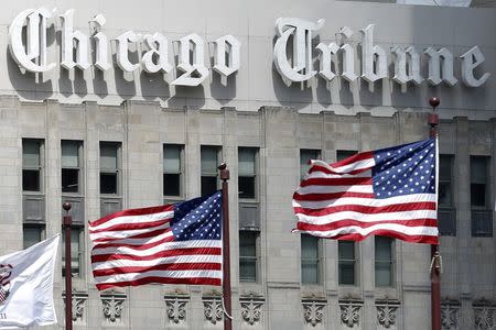 The Chicago Tribune building is seen in Chicago, Illinois, United States on April 24, 2013. REUTERS/Jim Young/File Photo