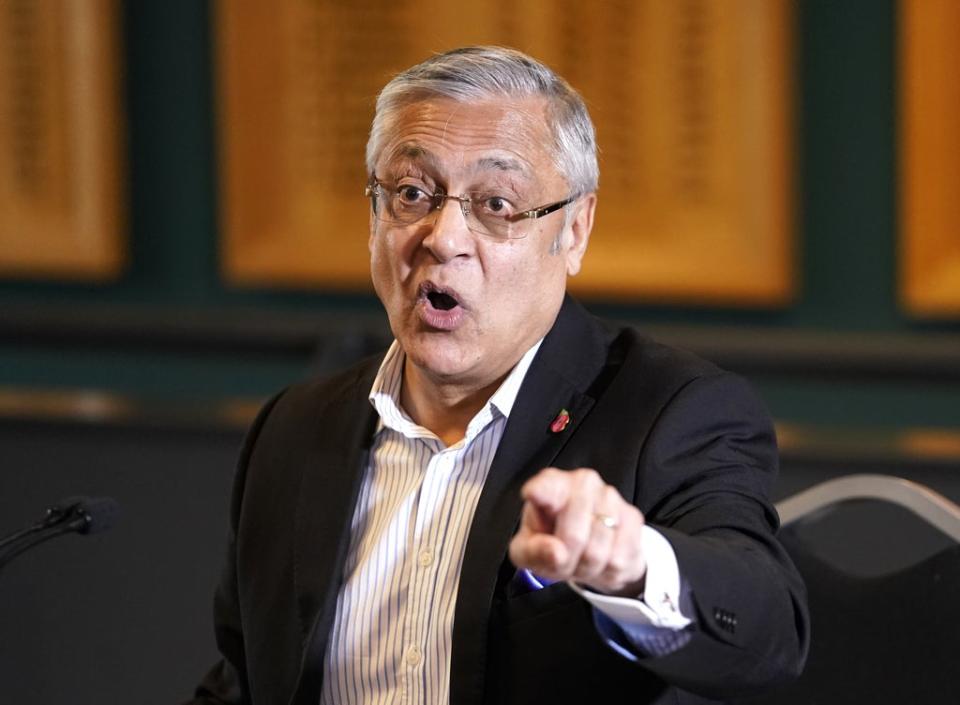 Lord Kamlesh Patel, pictured, has called on Azeem Rafiq’s harrowing testimony on racism in cricket to provoke real change in the sport (Danny Lawson/PA) (PA Wire)