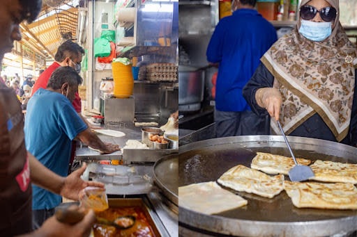 Boon Lay Place Food Village - Prata staff