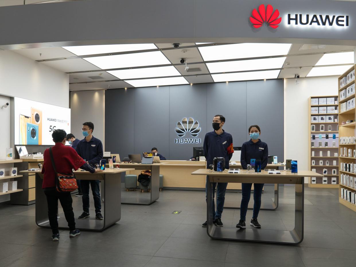 Huawei Beijing store coronavirus