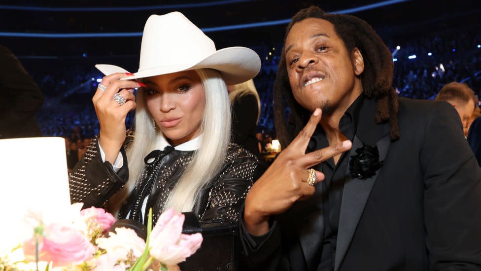 Beyoncé and Jay-Z at the Grammys