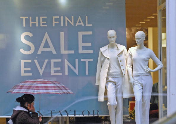 Ann Taylor storefront (Jonathan Fickies/Bloomberg via Getty Images)