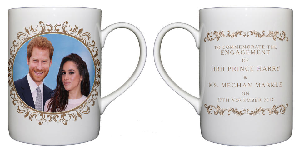 You can also buy a mug featuring the couple’s faces [Photo: eBay]