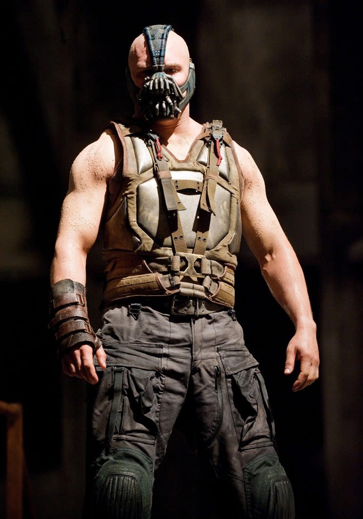 Tom Hardy in 'The Dark Knight Rises' (Photo: Everett) 