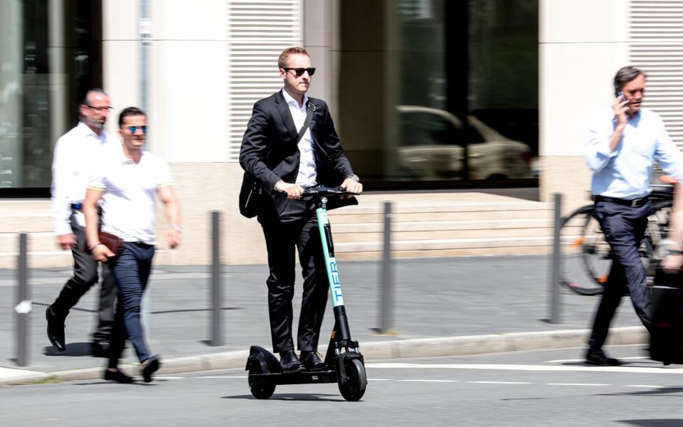 Electric scooter trials will be able to take place in the UK from the weekend - REX