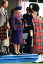 <p>She also isn't afraid to go plaid-to-plaid with her husband at official events.</p>