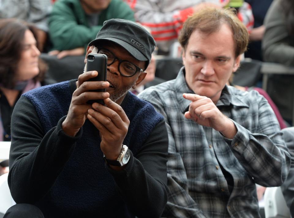 Samuel L. Jackson and Quentin Tarantino