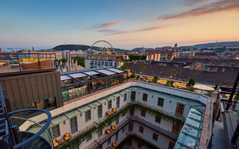 Aria Hotel Budapest is in the shadow of St Stephen’s Basilica