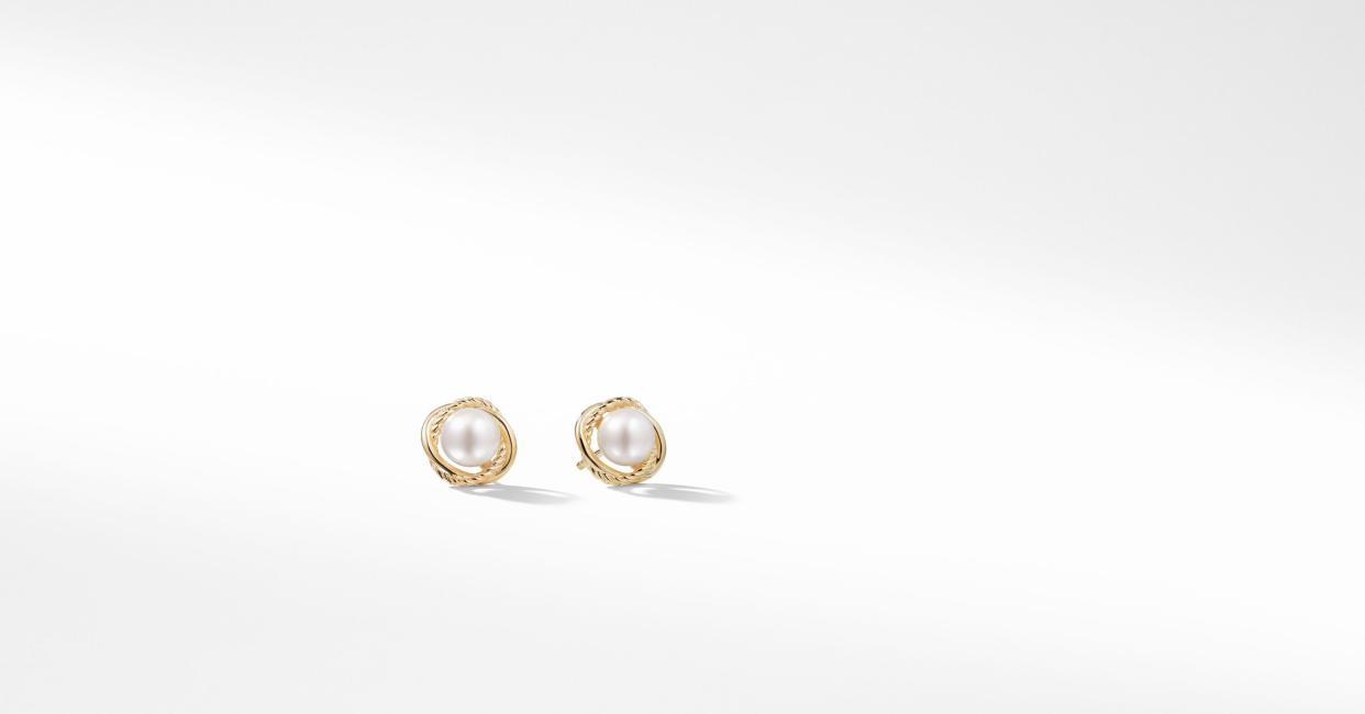 <p><a href="https://go.redirectingat.com?id=74968X1596630&url=https%3A%2F%2Fwww.davidyurman.com%2Fwomens%2Fearrings%2Fcrossover-infinity-pearl-stud-earrings-in-18k-yellow-gold-10mm-E09280%2B88.html&sref=https%3A%2F%2Fwww.townandcountrymag.com%2Fstyle%2Fjewelry-and-watches%2Fg43989421%2Fbest-bridal-earrings%2F" rel="nofollow noopener" target="_blank" data-ylk="slk:Shop Now;elm:context_link;itc:0;sec:content-canvas" class="link rapid-noclick-resp">Shop Now</a></p><p>Crossover Infinity Pearl Stud Earrings in 18K Yellow Gold</p><p>davidyurman.com</p><span class="copyright">Product Shot Image</span>