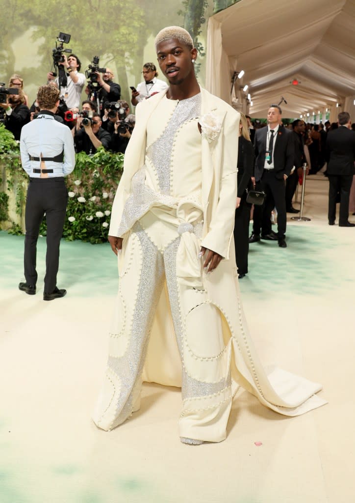 Lil Nas X attends The 2024 Met Gala Celebrating "Sleeping Beauties: Reawakening Fashion" at The Metropolitan Museum of Art on May 06, 2024 in New York City.