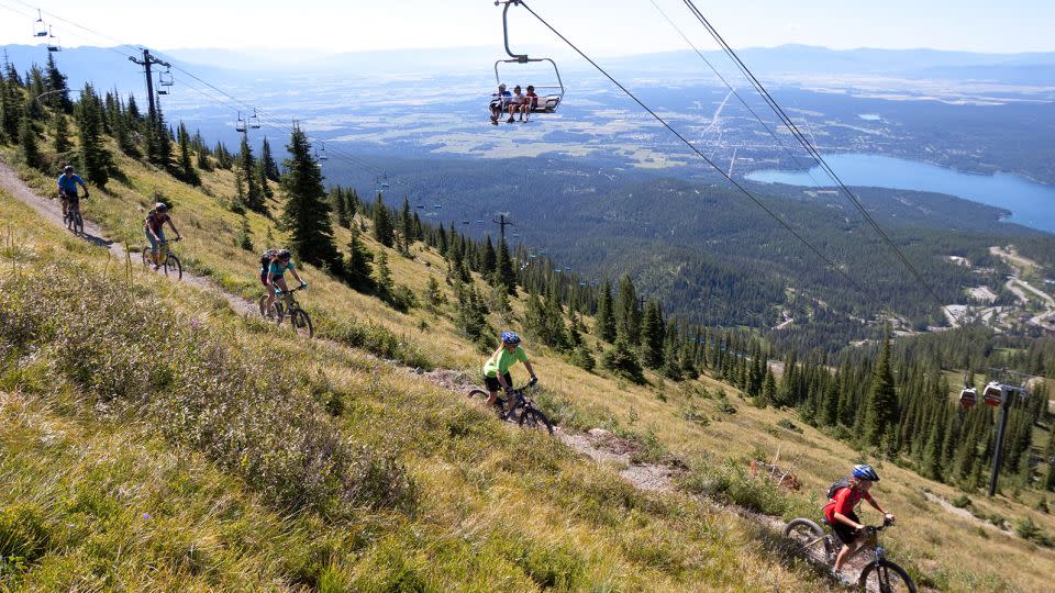 Outdoor activities are a draw in this Montana town year-round. - Craig Moore/Cavan Images/Getty Images