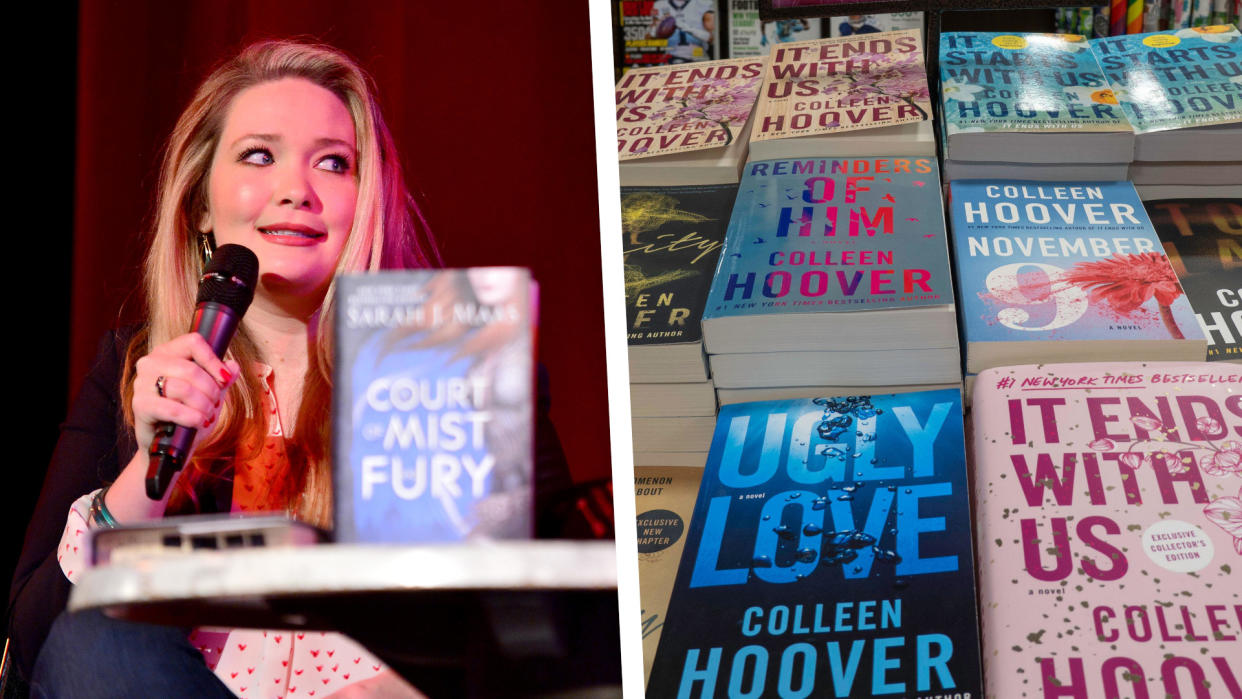 Sarah J Maas and Colleen Hoover are two of the BookTok authors heading to TV and movie screens. (Alamy)