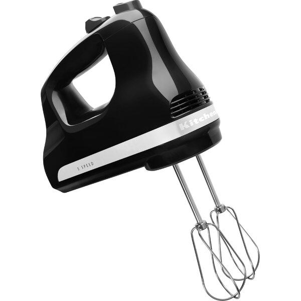 KitchenAid Ultra Power 5 Speed Hand Mixer in black onyx