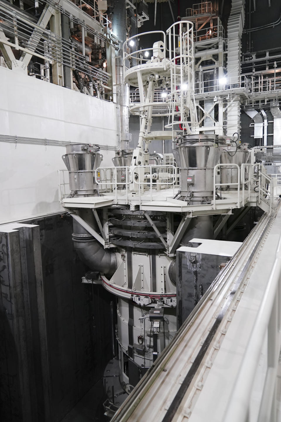 FILE - The reactor vessel in reactor 3 stands at Georgia Power Co.'s Plant Vogtle nuclear power plant on Jan. 20, 2023, in Waynesboro, Ga. The nuclear plant has begun splitting atoms in one of its two new reactors, Georgia Power Co. said Monday, March 6, a key step toward reaching commercial operation at the first new nuclear reactors built from scratch in decades in the United States. (AP Photo/John Bazemore, File)