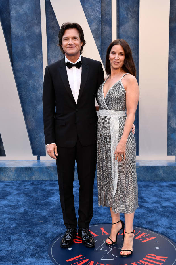 <p>Jason Bateman and Amanda Anka</p><p><a href="https://www.gettyimages.com/detail/1473075632" rel="nofollow noopener" target="_blank" data-ylk="slk:Jon Kopaloff/Getty Images;elm:context_link;itc:0;sec:content-canvas" class="link ">Jon Kopaloff/Getty Images</a></p>