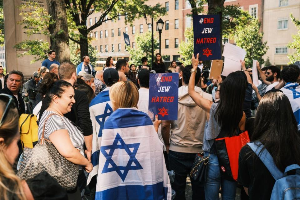 The complaint filed in Manhattan federal court Wednesday cites an Oct. 25, 2023 incident in which the students said feared for their lives while locked in the campus library. Stephen Yang for NY Post