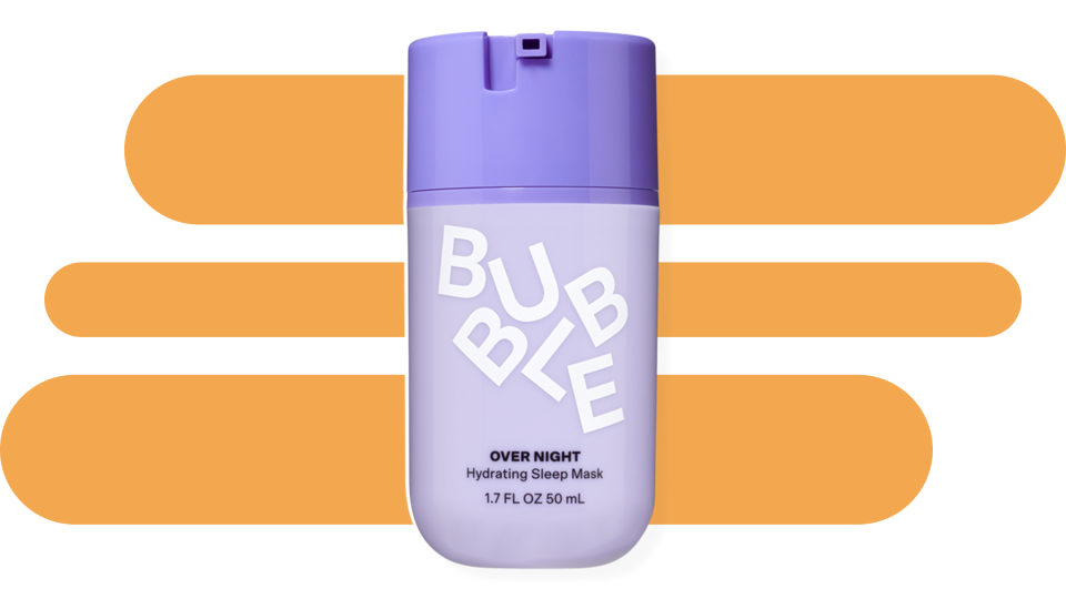 Revive a dry, dull complexion over night with the Bubble Skincare Overnight Hydrating Sleep Mask.