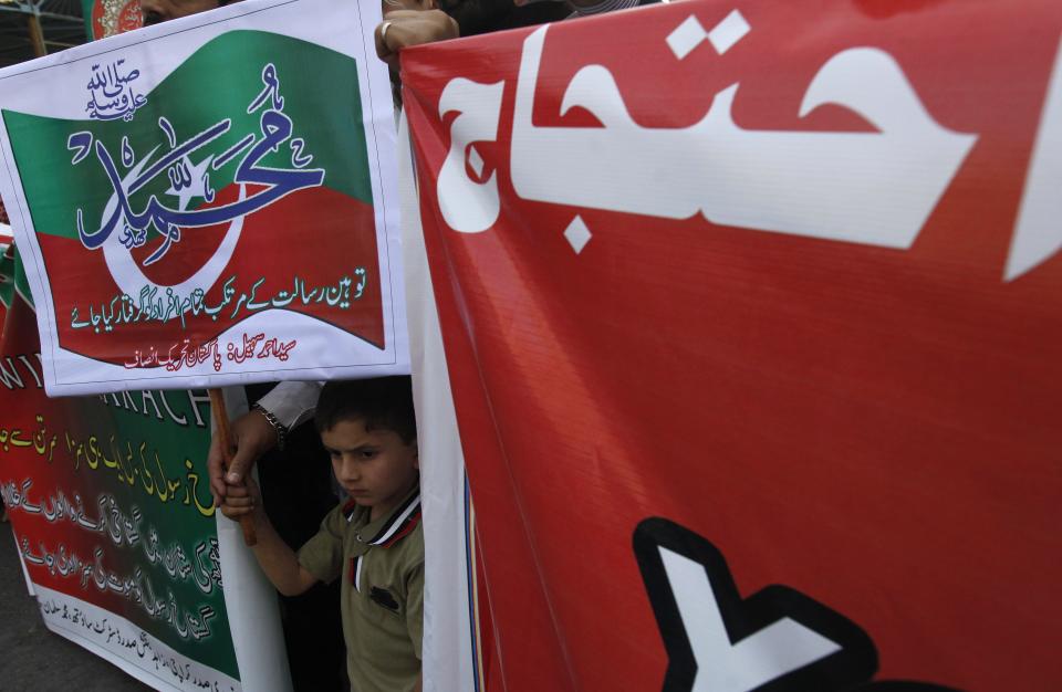 Anti-Charlie rally in Pakistan