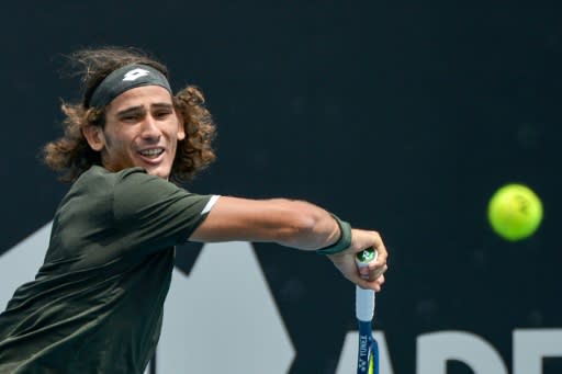 South African Lloyd Harris is through to the semi-finals of the Adelaide International -- only the second time he has reached the last four in a professional tournament