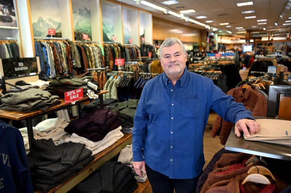 Appalachian Outdoors owner Geoff Brugler poses for a photo in the store on Thursday, Feb. 15, 2024. Abby Drey/adrey@centredaily.com