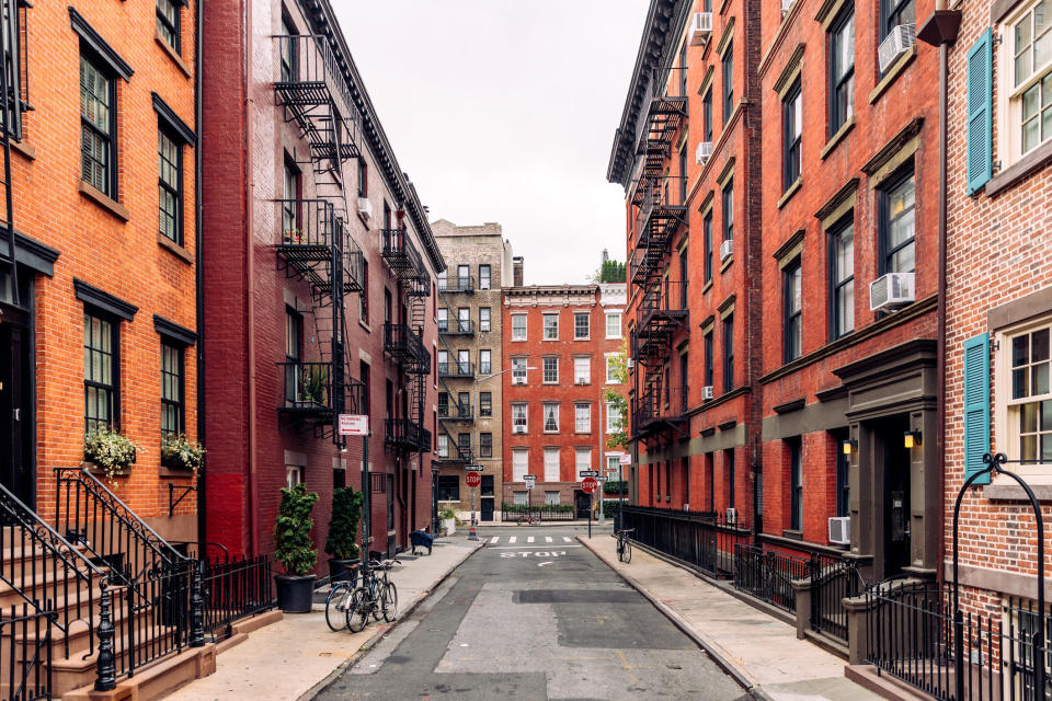 A quiet street in NYC.