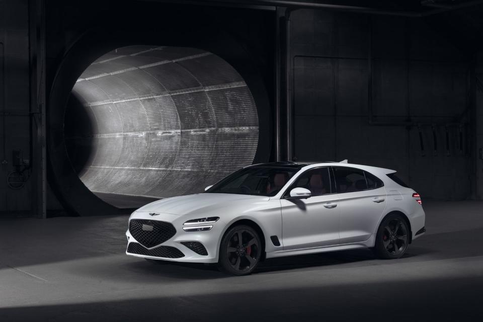 View Photos of the 2023 Genesis G70 Shooting Brake