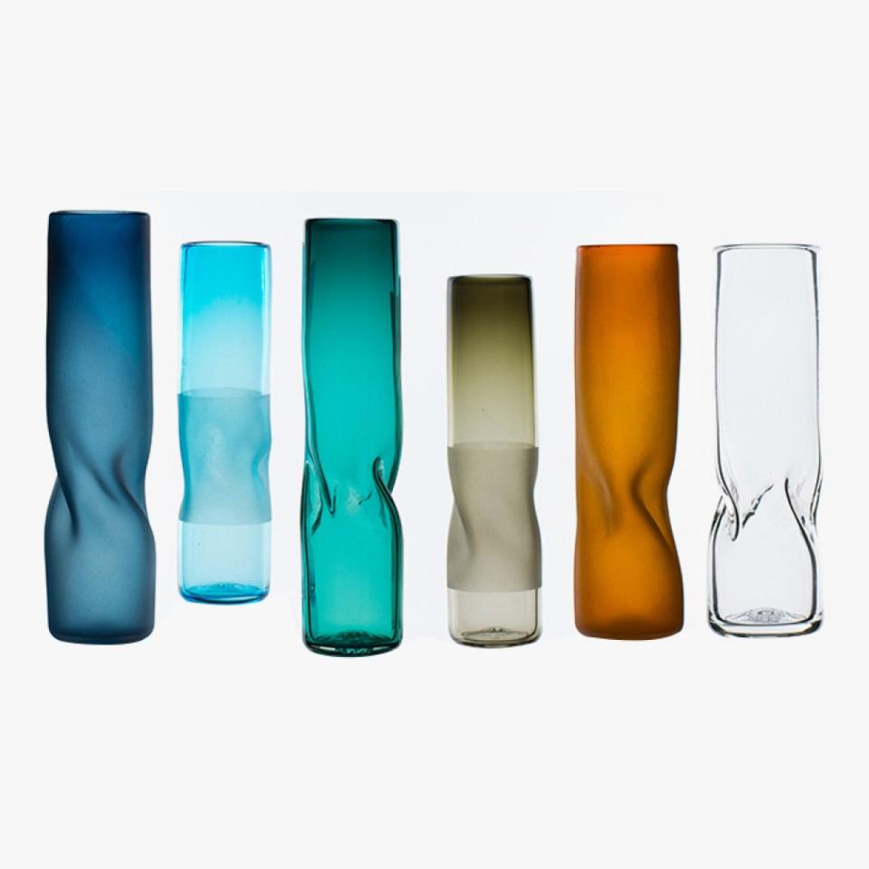 Soneva recycled glassware