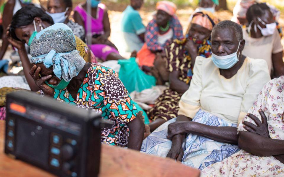 People in Gulu gathered to hear the verdict - Luke Dray/Getty Images