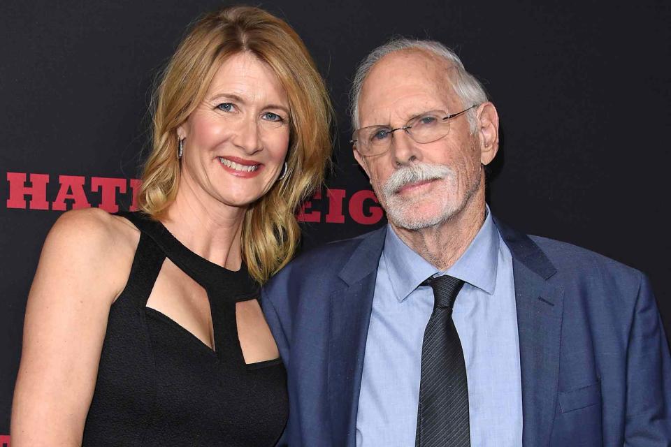 <p>Axelle/Bauer-Griffin/FilmMagic</p> Laura Dern and Bruce Dern in Los Angeles, California in December 2015.