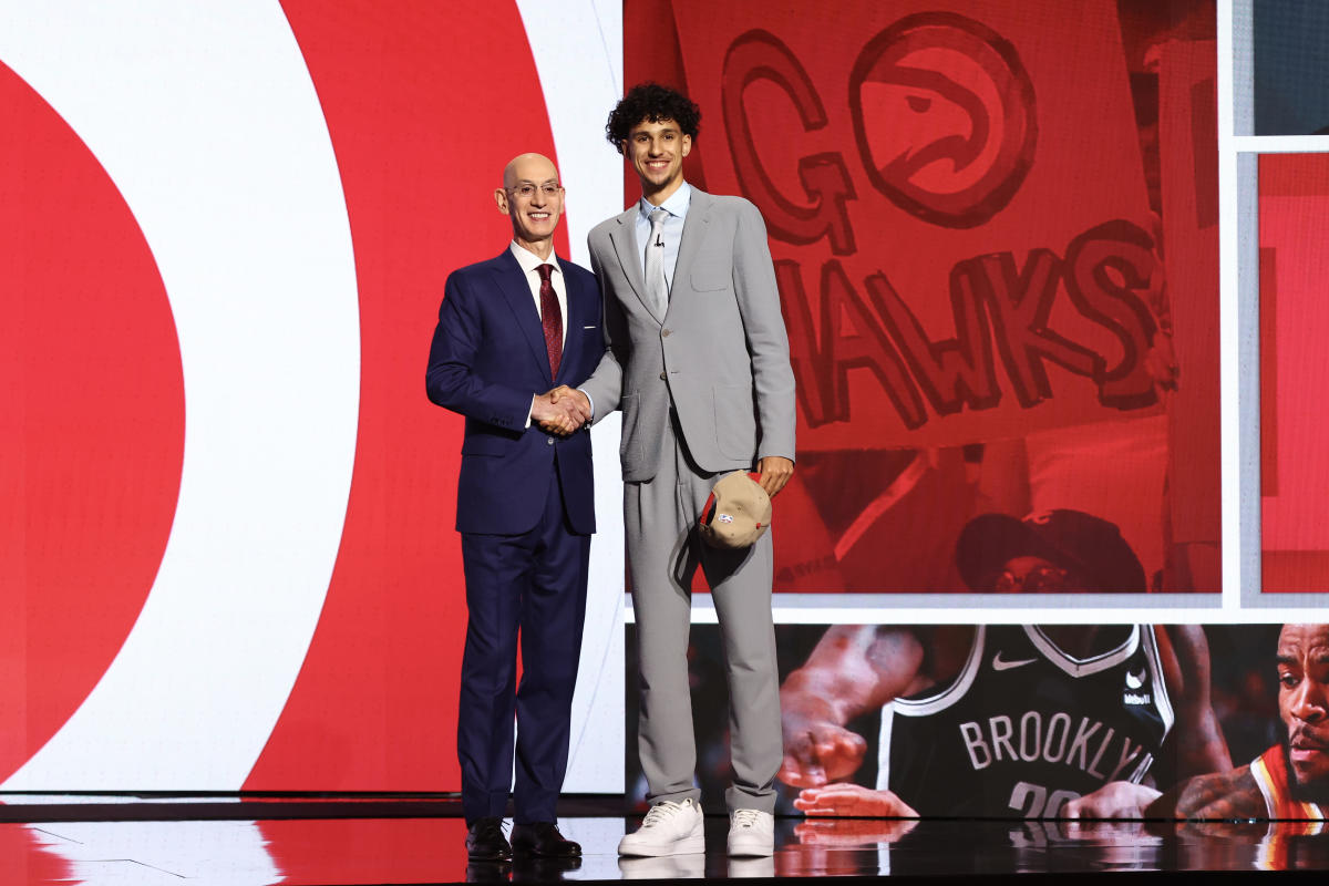 French Forward Zaccharie Risacher Selected as the No. 1 Pick in the 2024 NBA Draft