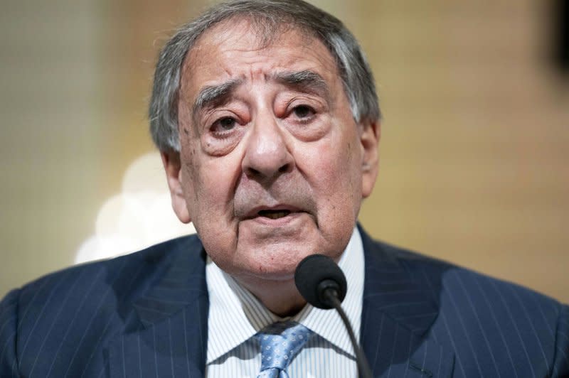 Former U.S. Secretary of Defense Leon Panetta testifies during a House Select Committee on the Chinese Communist Party hearing at the U.S. Capitol in Washington on Tuesday. Photo by Bonnie Cash/UPI