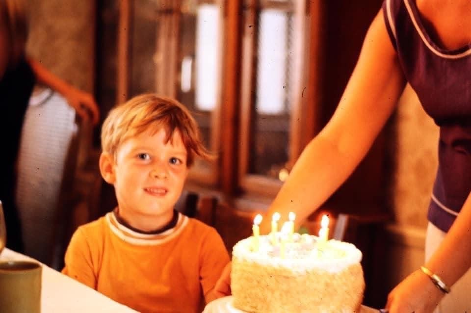 Peter Bejin, pictured here turning 7, wrote a story about his love of Ford trucks with a drawing that his teacher sent to the company. The Grosse Pointe Woods native went on to become an engineer who worked on the F-150 Lightning and all-new Super Duty.