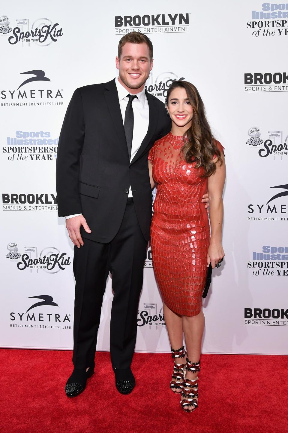 Underwood and Raisman made their red carpet debut as a couple at the 2016 Sports Illustrated Sportsperson of the Year Ceremony.