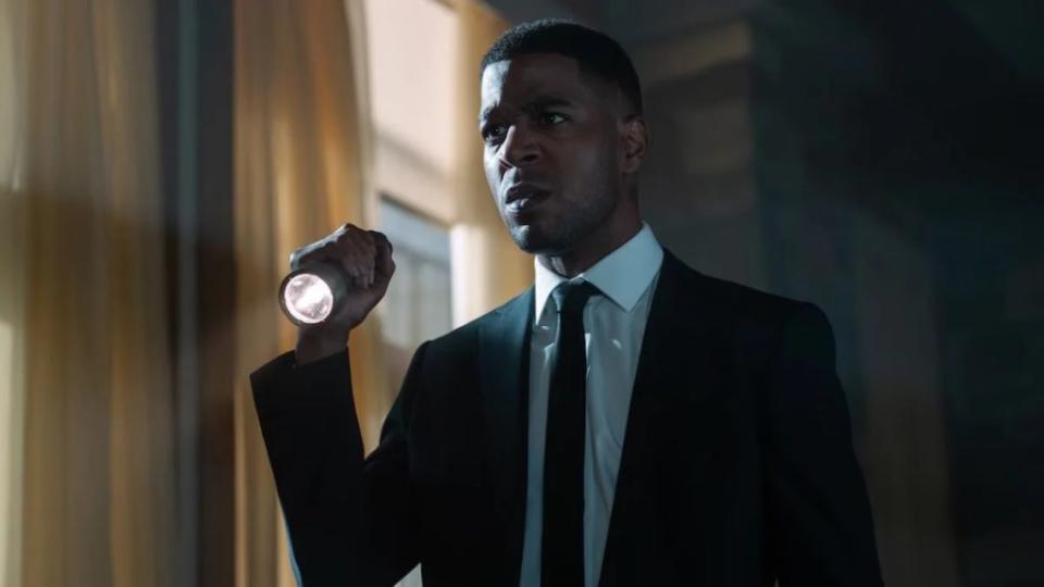 Scott "Kid Cudi" Mescudi as Agent Mason  in "Knuckles" (Paramount+)