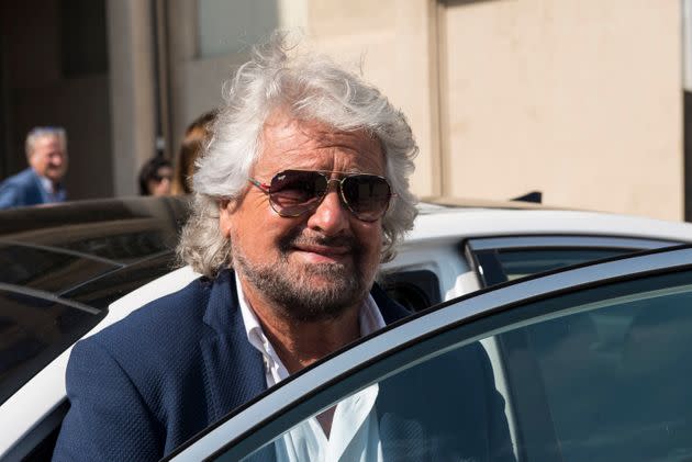 ITALY, TURIN, PIEDMONT - 2018/09/21: Beppe Grillo leaves after visiting the Terra Madre Salone del Gusto 2018. (Photo by Stefano Guidi/LightRocket via Getty Images) (Photo: Stefano Guidi via Getty Images)