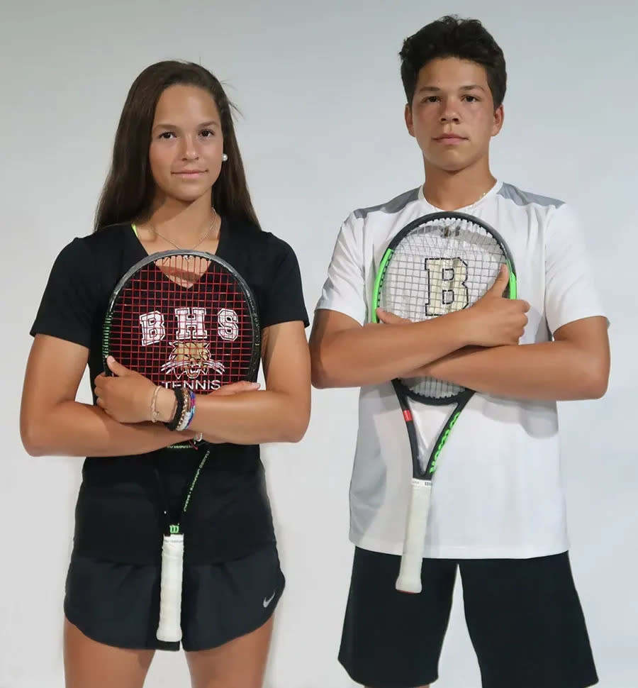 Ben and his sister Emma were the Gainesville Sun's 2019 Tennis Players of the Year