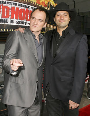 Directors, Quentin Tarantino and Robert Rodriguez at the Los Angeles premiere of Dimension Films' Grindhouse